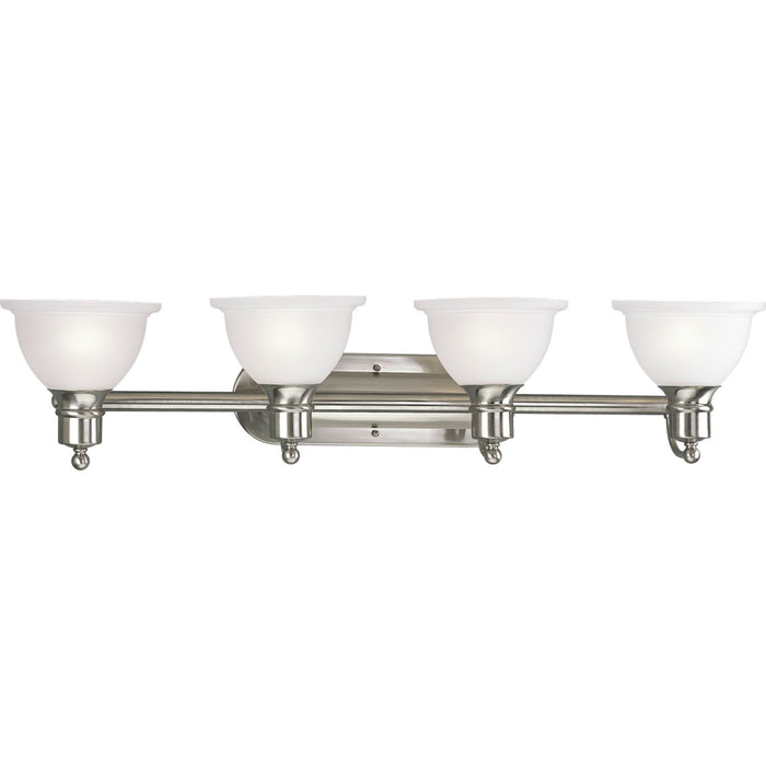 Progress Lighting - P3164-09 - Four Light Bath - Madison - Brushed Nickel