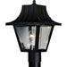 Progress Lighting - P5414-31 - One Light Post Lantern - Mansard - Textured Black