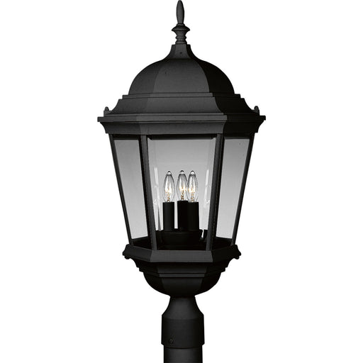 Progress Lighting - P5483-31 - Three Light Post Lantern - Welbourne - Textured Black