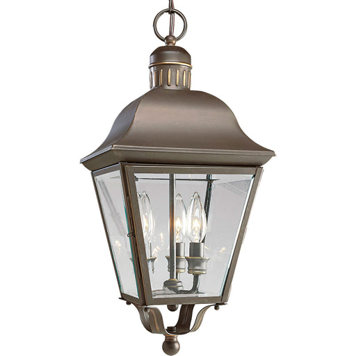 Progress Lighting - P5587-20 - Three Light Hanging Lantern - Andover - Antique Bronze
