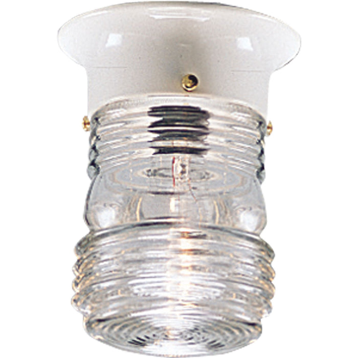 Progress Lighting - P5603-30 - One Light Close to Ceiling - Utility Lantern - White