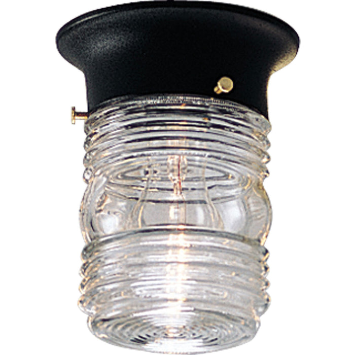 Progress Lighting - P5603-31 - One Light Close to Ceiling - Utility Lantern - Black