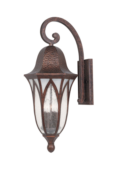 Designers Fountain - 20631-BAC - Four Light Wall Lantern - Berkshire - Burnished Antique Copper