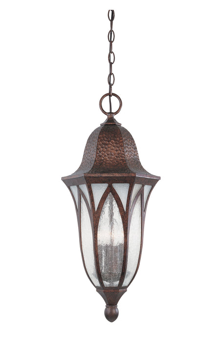 Designers Fountain - 20634-BAC - Four Light Hanging Lantern - Berkshire - Burnished Antique Copper