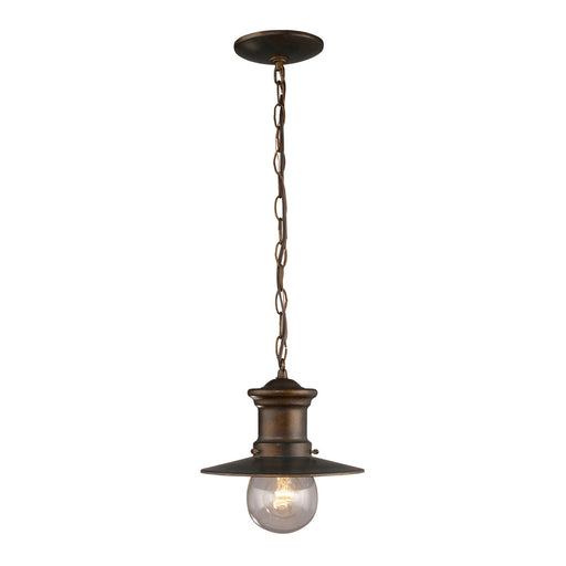Elk Lighting - 42007/1 - One Light Outdoor Hanging Lantern - Maritime - Hazelnut Bronze