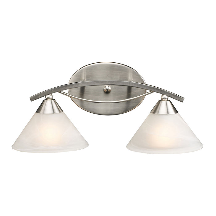 Elk Lighting - 7631/2 - Two Light Vanity Lamp - Elysburg - Satin Nickel
