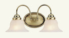Livex Lighting - 1532-01 - Two Light Bath Vanity - Edgemont - Antique Brass