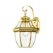 Livex Lighting - 2151-02 - One Light Outdoor Wall Lantern - Monterey - Polished Brass