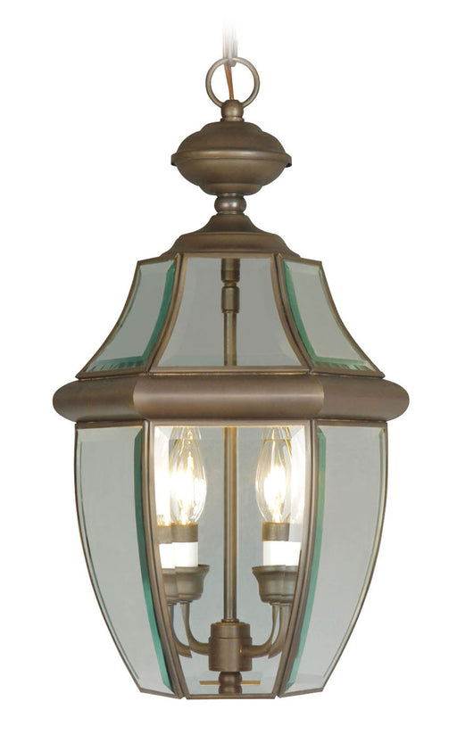 Livex Lighting - 2255-07 - Two Light Outdoor Pendant - Monterey - Bronze