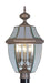 Livex Lighting - 2354-07 - Three Light Post-Top Lanterm - Monterey - Bronze