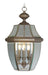 Livex Lighting - 2355-07 - Three Light Outdoor Pendant - Monterey - Bronze