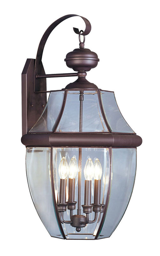 Livex Lighting - 2356-07 - Four Light Outdoor Wall Lantern - Monterey - Bronze