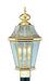 Livex Lighting - 2364-02 - Three Light Post-Top Lanterm - Georgetown - Polished Brass