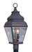 Livex Lighting - 2592-07 - Two Light Outdoor Post Lantern - Exeter - Bronze