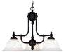 Livex Lighting - 4253-04 - Three Light Chandelier - North Port - Black