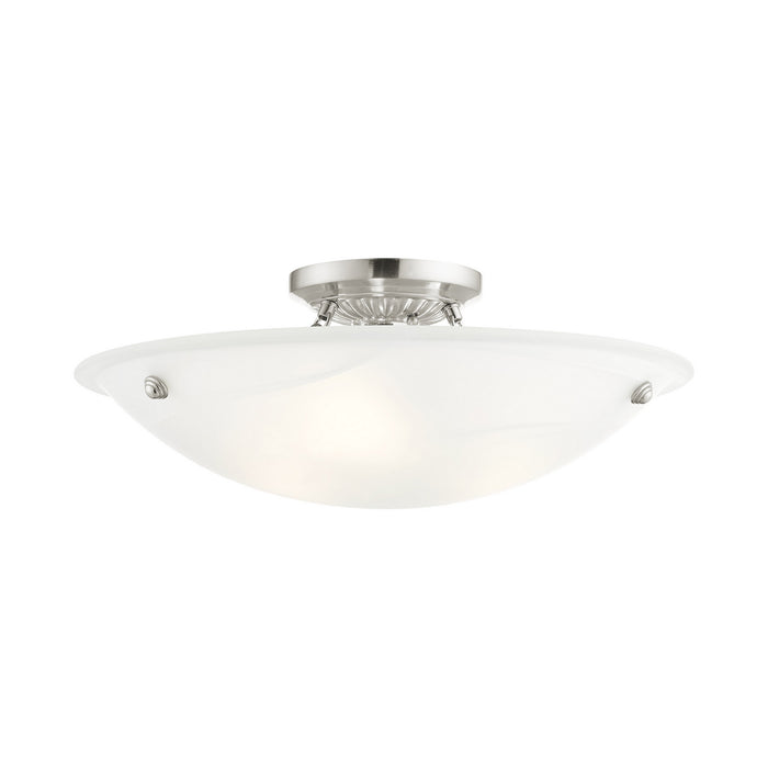 Oasis Ceiling Mount-Semi-Flush Mts.-Livex Lighting-Lighting Design Store