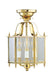 Livex Lighting - 4403-02 - Three Light Mini Pendant/Ceiling Mount - Livingston - Polished Brass