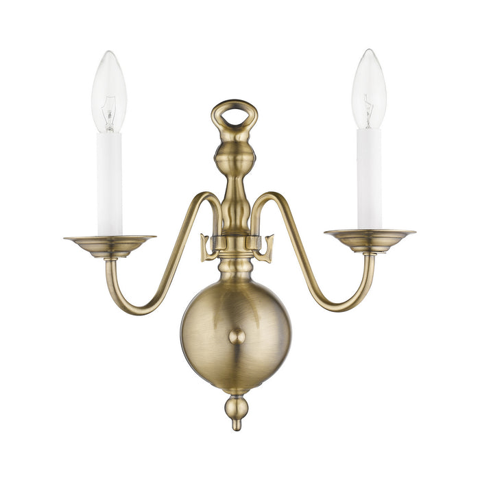 Williamsburgh Wall Sconce-Sconces-Livex Lighting-Lighting Design Store