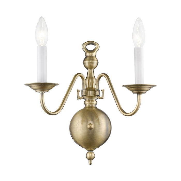 Williamsburgh Wall Sconce-Sconces-Livex Lighting-Lighting Design Store