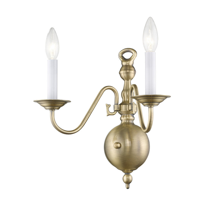 Williamsburgh Wall Sconce-Sconces-Livex Lighting-Lighting Design Store