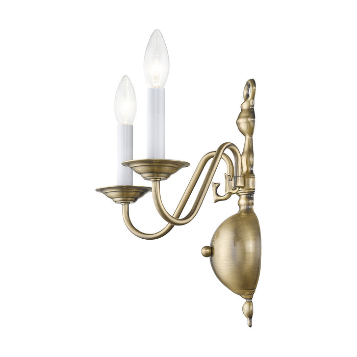 Williamsburgh Wall Sconce-Sconces-Livex Lighting-Lighting Design Store