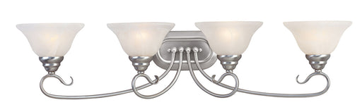 Livex Lighting - 6104-91 - Four Light Bath Vanity - Coronado - Brushed Nickel