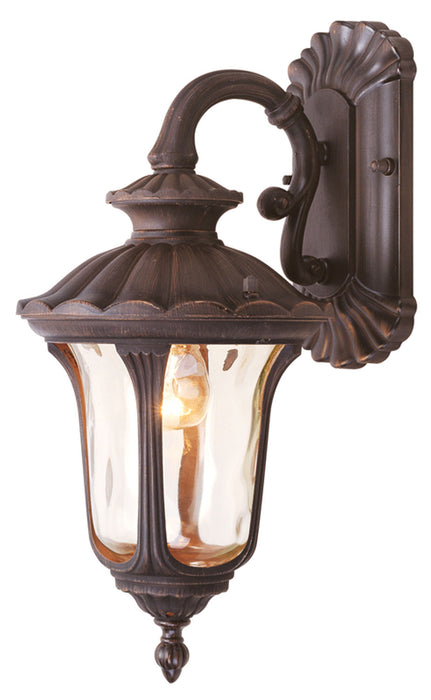 Livex Lighting - 7651-58 - One Light Outdoor Wall Lantern - Oxford - Imperial Bronze