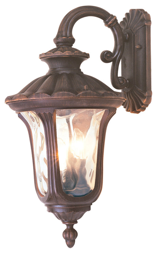 Livex Lighting - 7657-58 - Three Light Outdoor Wall Lantern - Oxford - Imperial Bronze