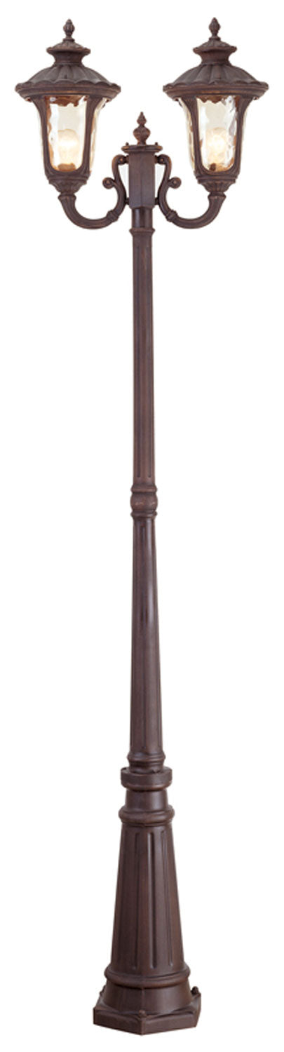 Livex Lighting - 7660-58 - Two Light Outdoor Post Mount - Oxford - Imperial Bronze