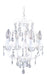 Livex Lighting - 8193-60 - Four Light Chandelier - Athena - Antique White