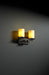 Justice Designs - CNDL-8772-10-AMBR-DBRZ - Two Light Bath Bar - CandleAria - Dark Bronze