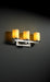 Justice Designs - CNDL-8773-14-AMBR-NCKL - Three Light Bath Bar - CandleAria - Brushed Nickel