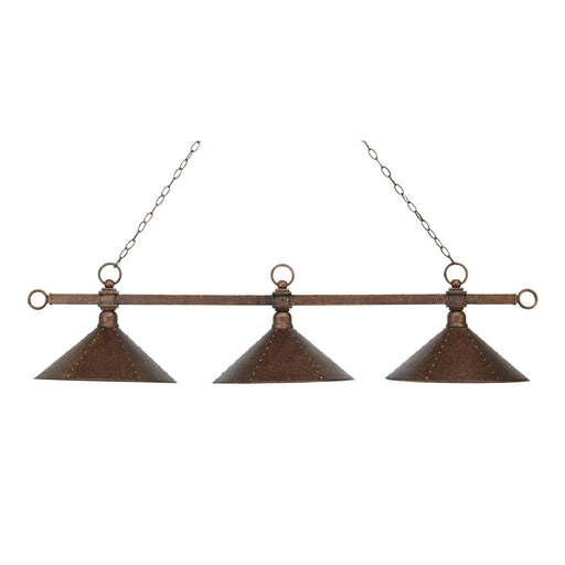 Elk Lighting - 182-AC-M2 - Three Light Island Pendant - Designer Classics - Antique Copper