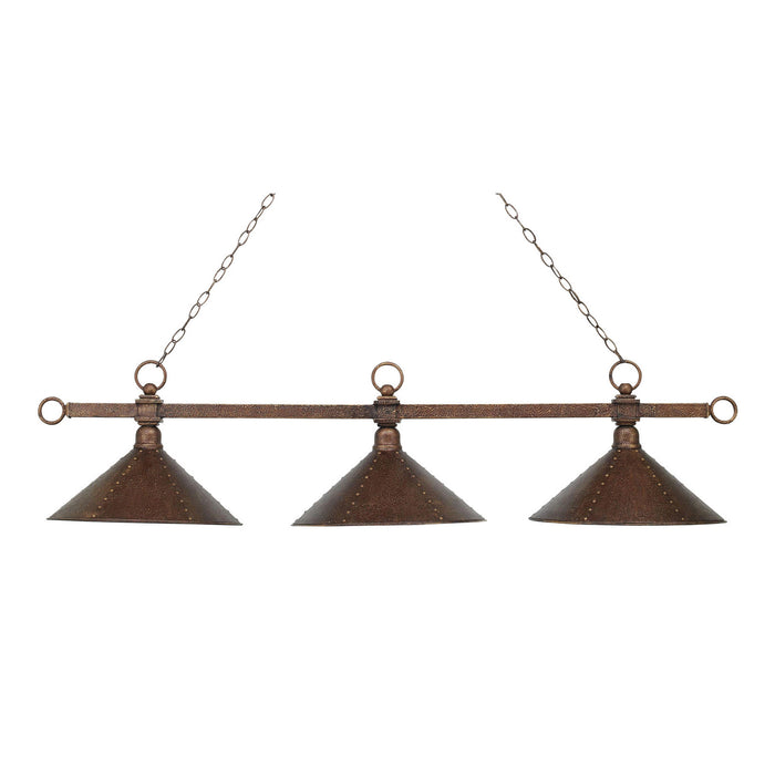 Elk Lighting - 182-AC-M2 - Three Light Island Pendant - Designer Classics - Antique Copper