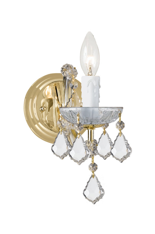 Crystorama - 4471-GD-CL-MWP - One Light Wall Mount - Maria Theresa - Gold