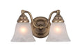 Vaxcel - VL35122A - Two Light Vanity - Standford - Antique Brass