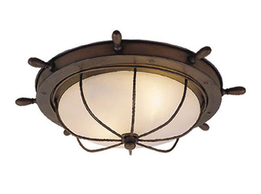 Vaxcel - OF25515RC - Two Light Outdoor Flush Mount - Orleans - Antique Red Copper