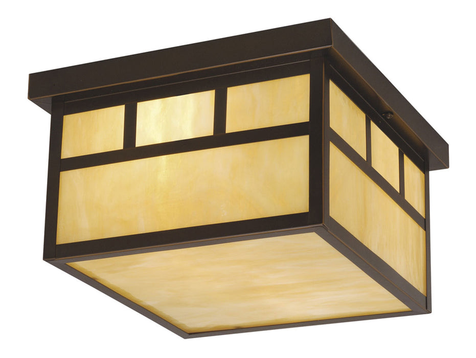 Vaxcel - OF37211BBZ - Two Light Outdoor Flush Mount - Mission - Burnished Bronze