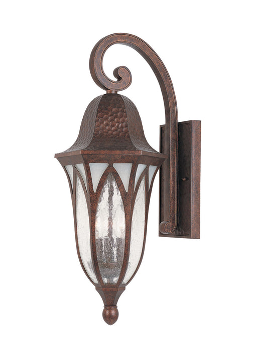 Designers Fountain - 20621-BAC - Three Light Wall Lantern - Berkshire - Burnished Antique Copper