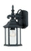 Designers Fountain - 2961-BK - One Light Wall Lantern - Devonshire - Black
