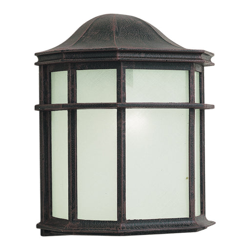 Forte - 17006-01-28 - One Light Outdoor Lantern - Painted Rust