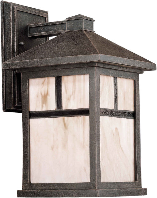 Forte - 1873-01-28DS - One Light Outdoor Wall Sconce - Dark Sky - Painted Rust