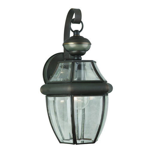 Forte - 19007-01-14 - One Light Outdoor Lantern - Royal Bronze F - Royal Bronze