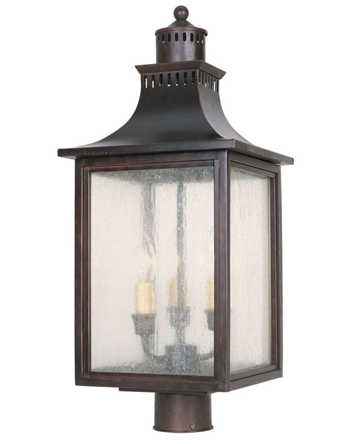 Savoy House - 5-255-13 - Three Light Post Lantern - Monte Grande - English Bronze
