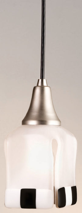 Meyda Tiffany - 12534 - One Light Mini Pendant - Metro Fusion - Nickel