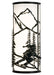 Meyda Tiffany - 15427 - Four Light Wall Sconce - Alpine - Black/White Acrylic