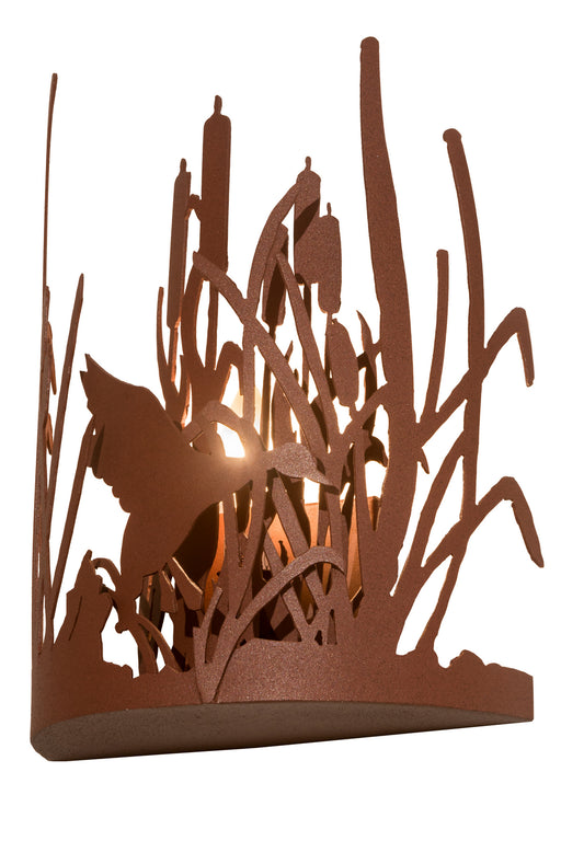 Meyda Tiffany - 22923 - One Light Wall Sconce - Ducks In Flight - Rust