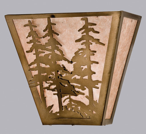 Meyda Tiffany - 23937 - Two Light Wall Sconce - Tall Pines - Antique Copper