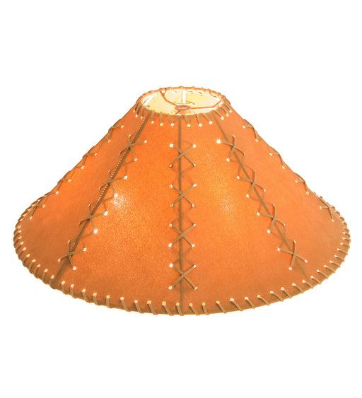 Meyda Tiffany - 26355 - Shade - Faux Leather - Antique Copper