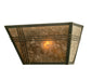 Meyda Tiffany - 28716 - One Light Wall Sconce - Triangulator - Craftsman Brown